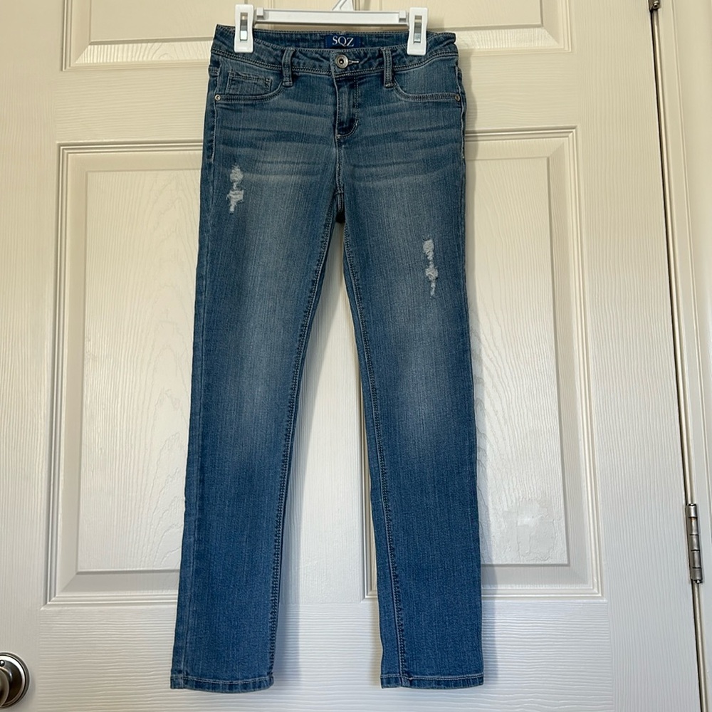SQZ girls stretchy jeans size 10
